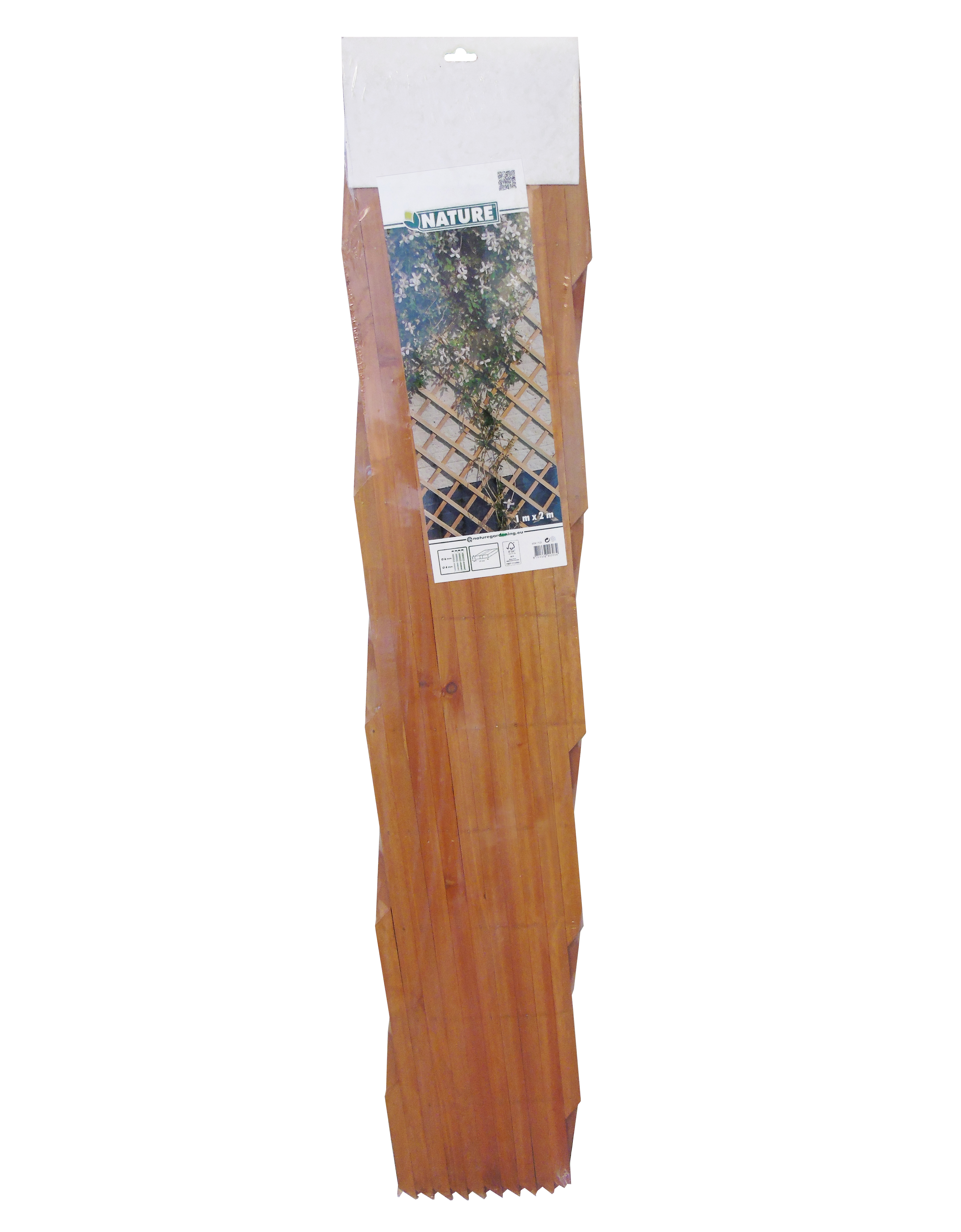 Klimrek hout 200x100cm bruin