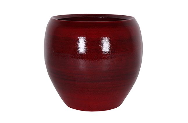 Pot Cresta deep red D37 H32