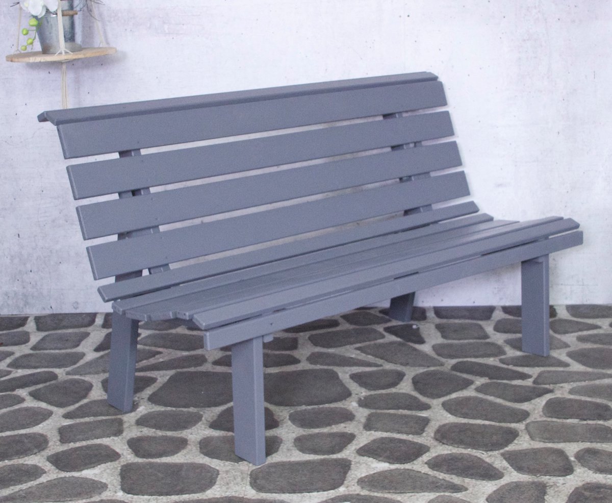 Bella Bench Grey 150cm