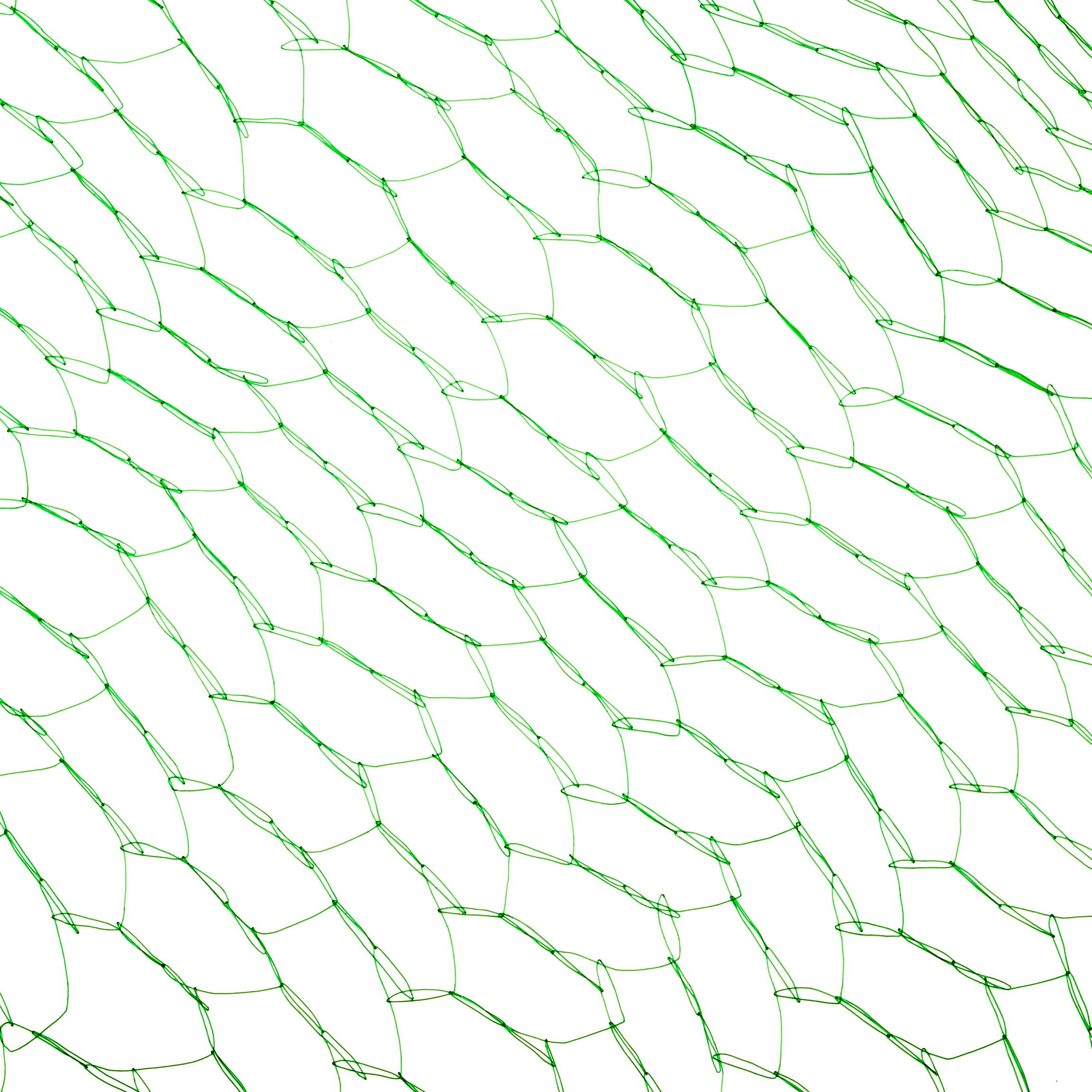 Tuinnet mono L10 B4m groen