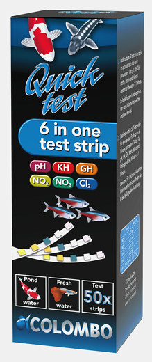 Quicktest vijver 6 way 50st
