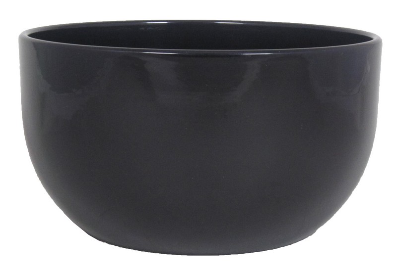 Schaal Boule zwart glans D26 H14
