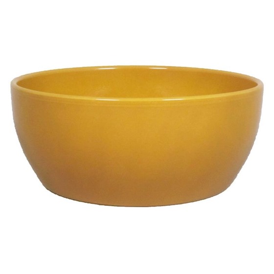 Schaal Boule okergeel D18.5 H8.5cm