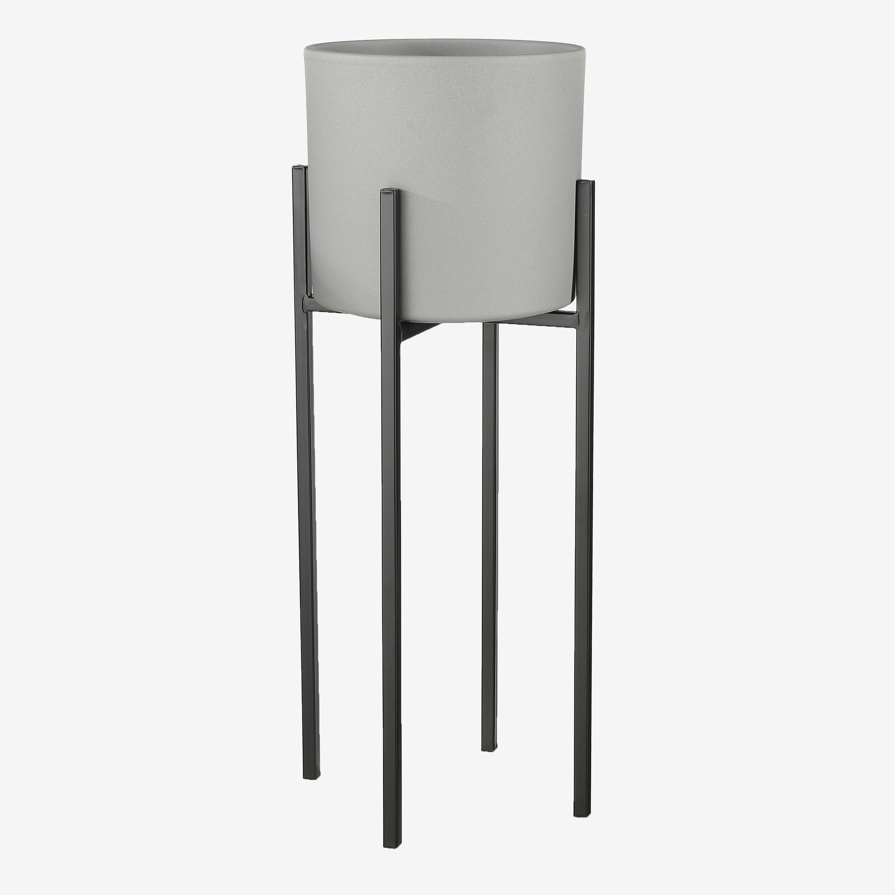 Ascot Plant standaard zwart L24 B24 H55