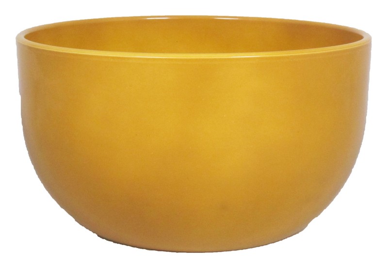 Schaal Boule okergeel D26 H14