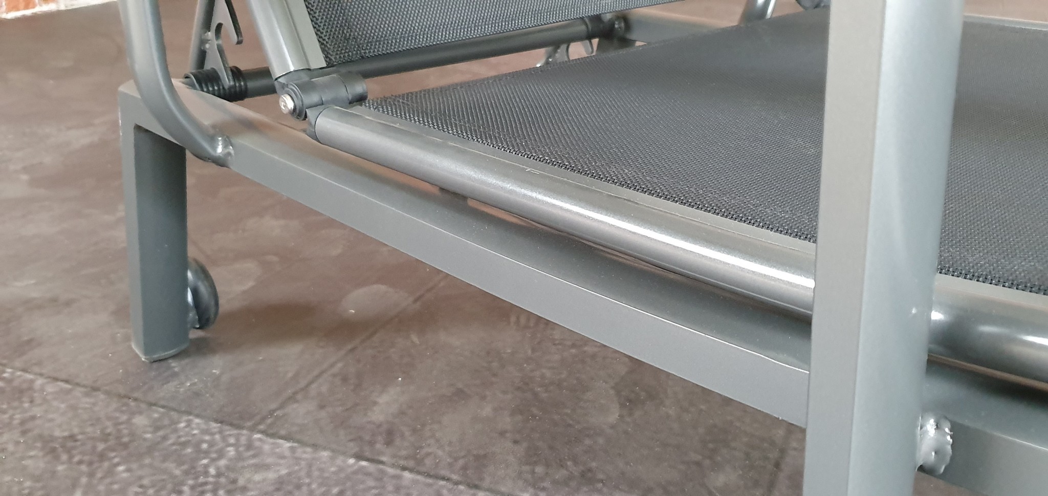 Torino lounger 2x2 black