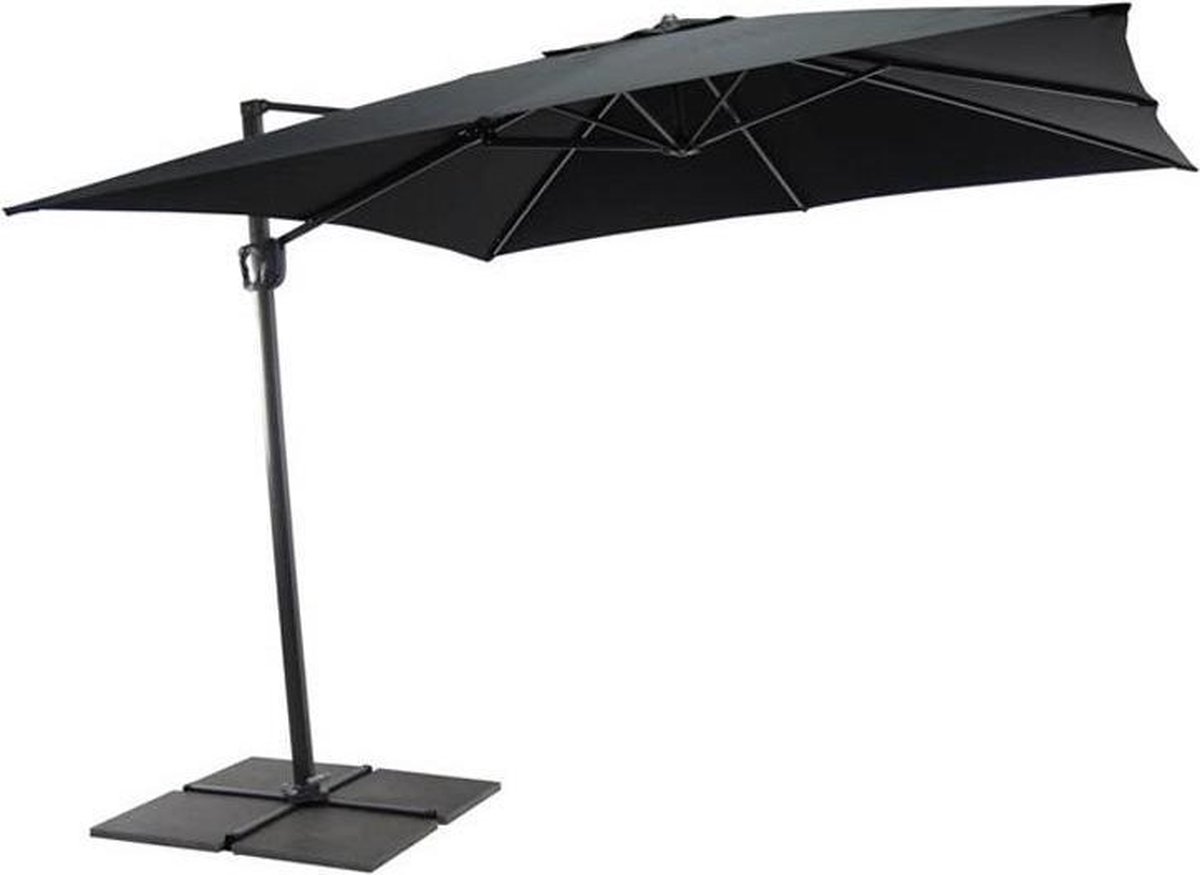 Parasol Honolulu antraciet 250X250