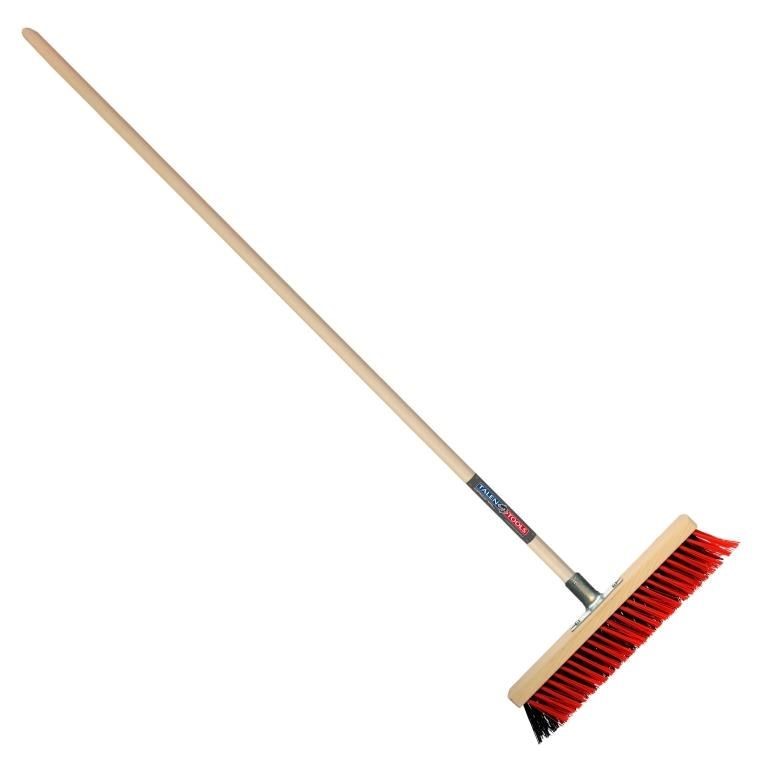 X-bezem buiten 40cm rood/zwart