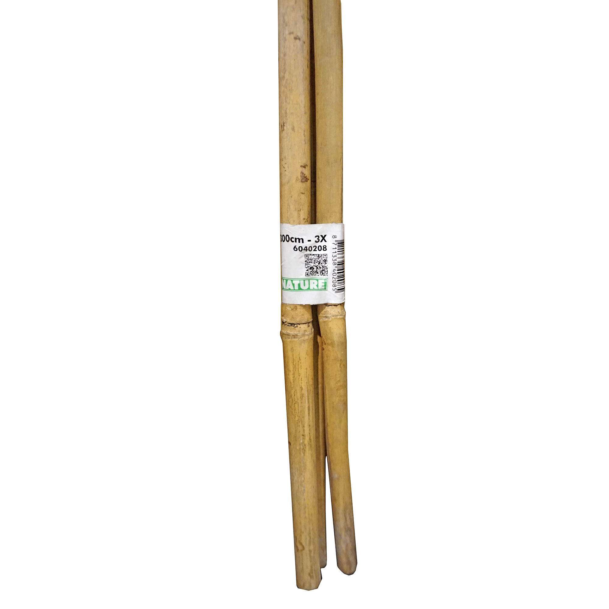 Bamboestok L300 D20-22mm 3st