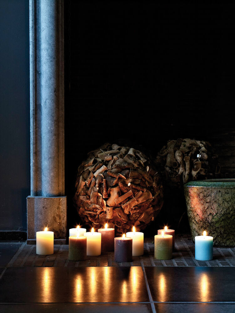 70/130 Rustic pillar Olijfgroen