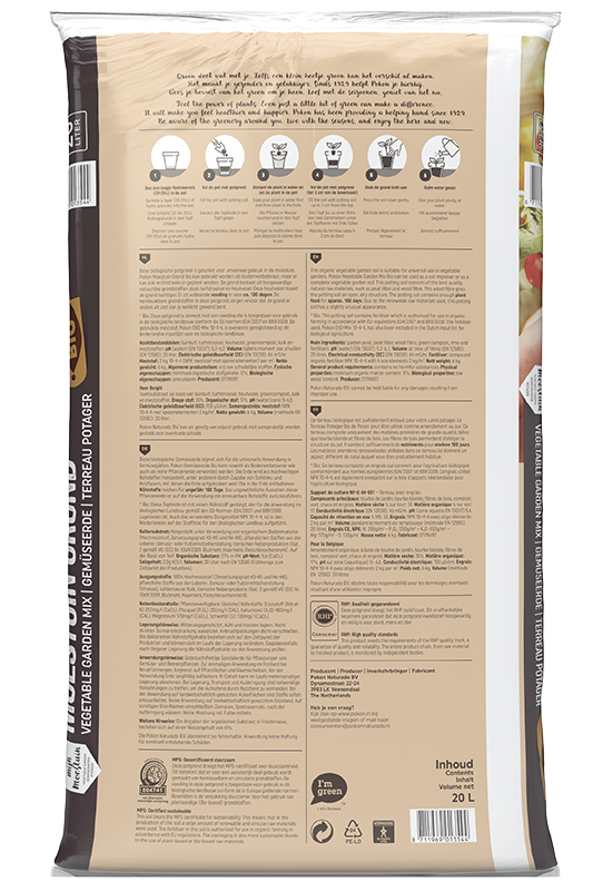 Bio moestuin rhp 20l