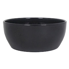 Schaal Boule zwart D24.5 H9.5cm