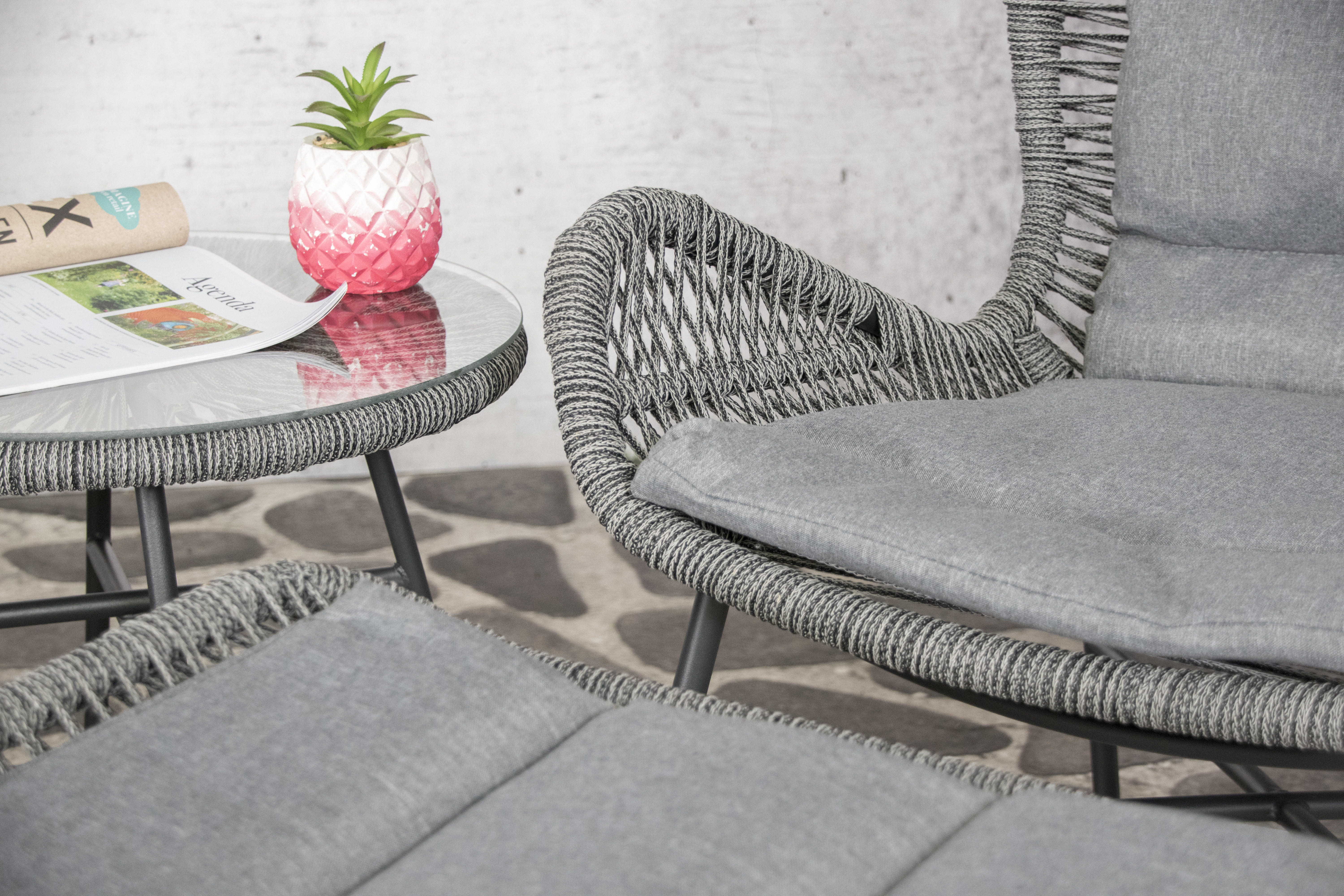 Milan Relax Set Antraciet