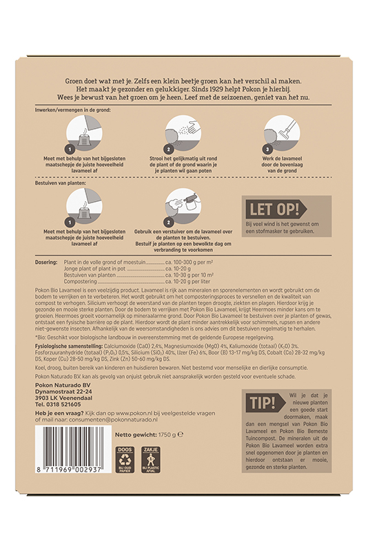Bio lavameel 1750g