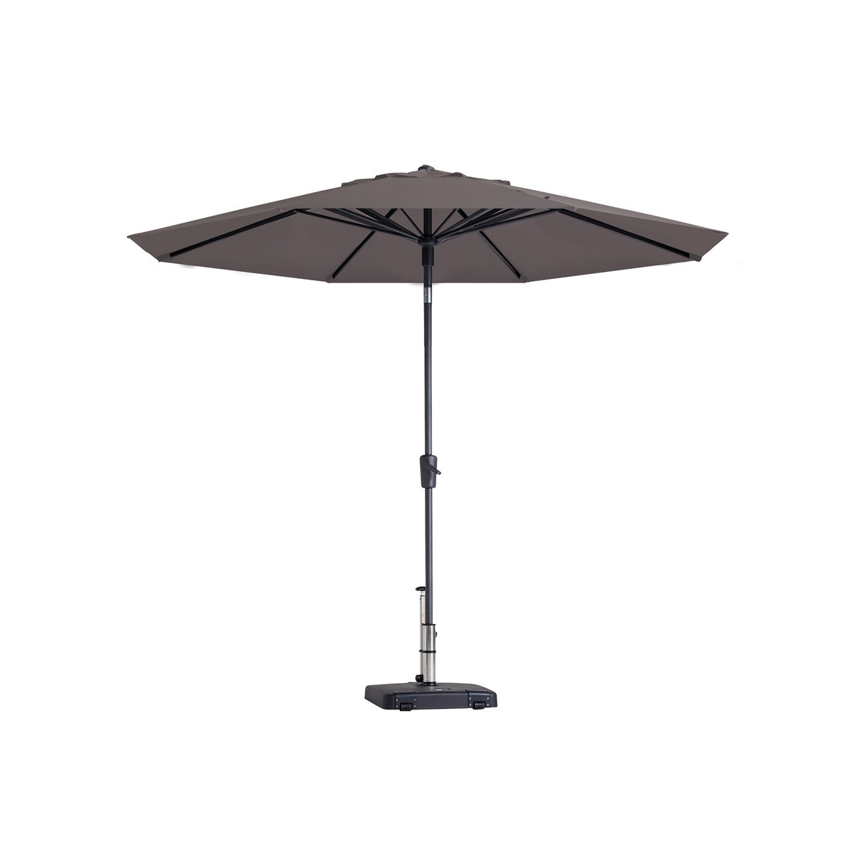 Parasol Paros II luxe 300cm taupe grade 6
