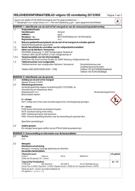 Cerpofor aerocol 100 ml-1000 l