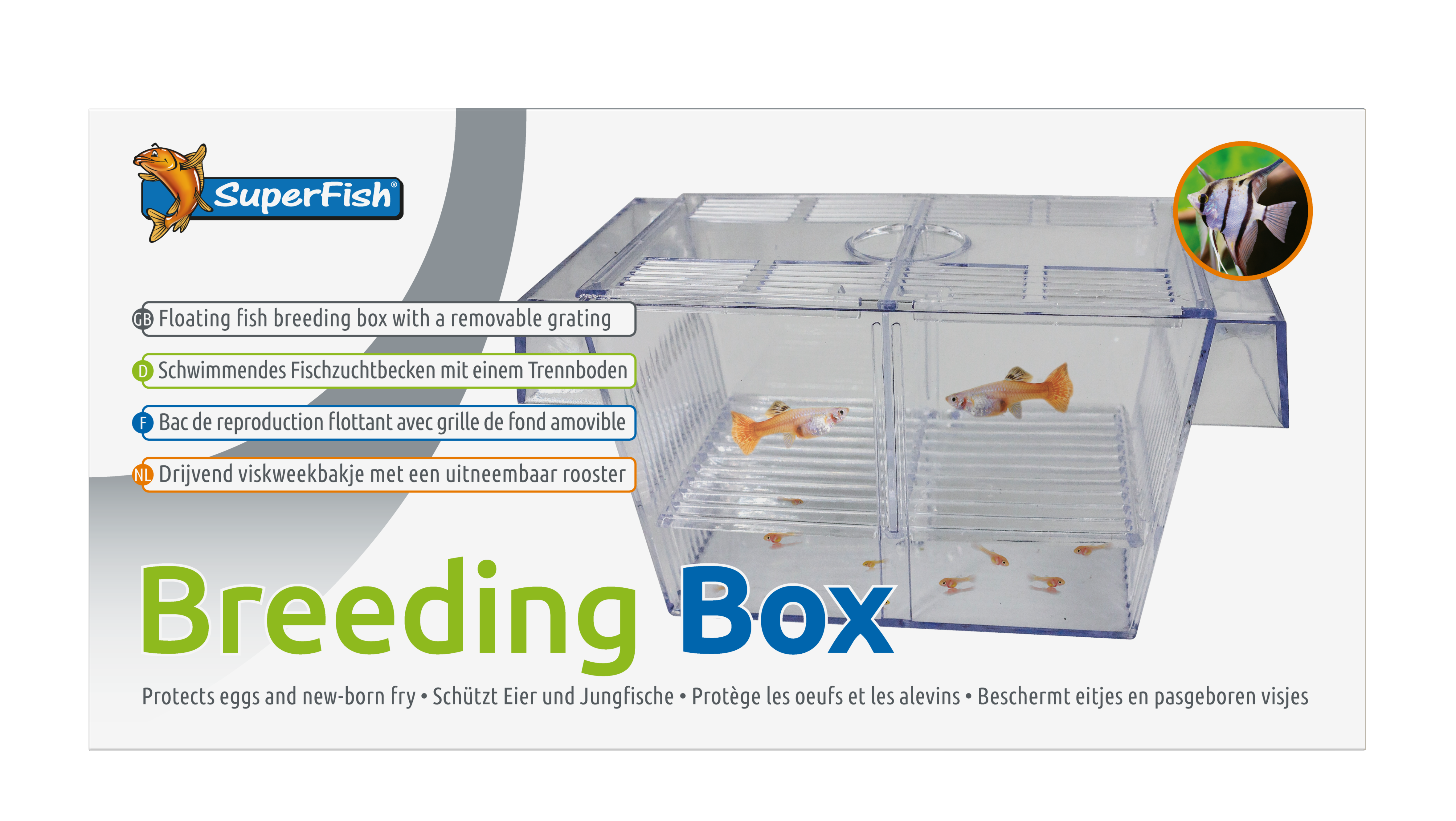 Floating breeding box (kweekbak)