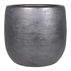 Pot Mira industrieel zwart D24 H22
