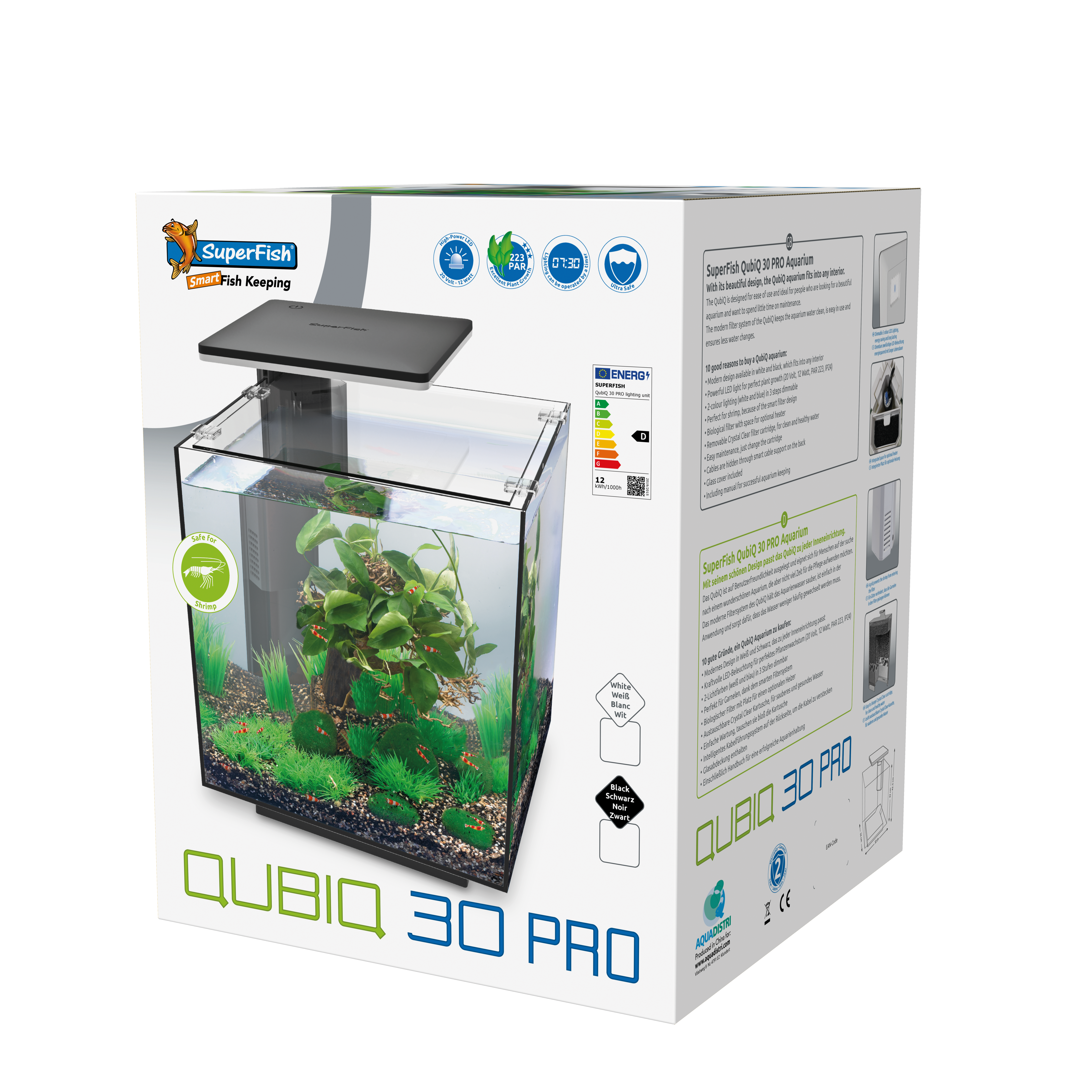 Qubiq 30 Pro Zwart