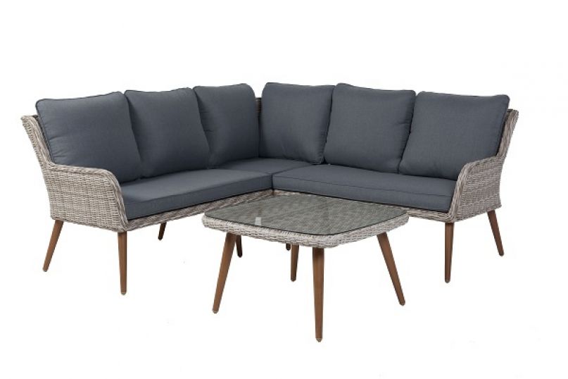 Wicker tuinset Selma 192x196 cm