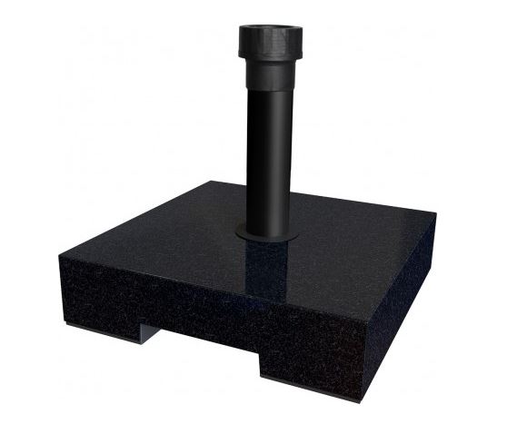 Parasolvoet Marmer zwart 40 KG