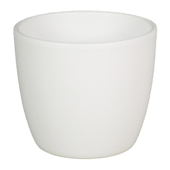 Pot Boule wit mat D8.5 H6.5