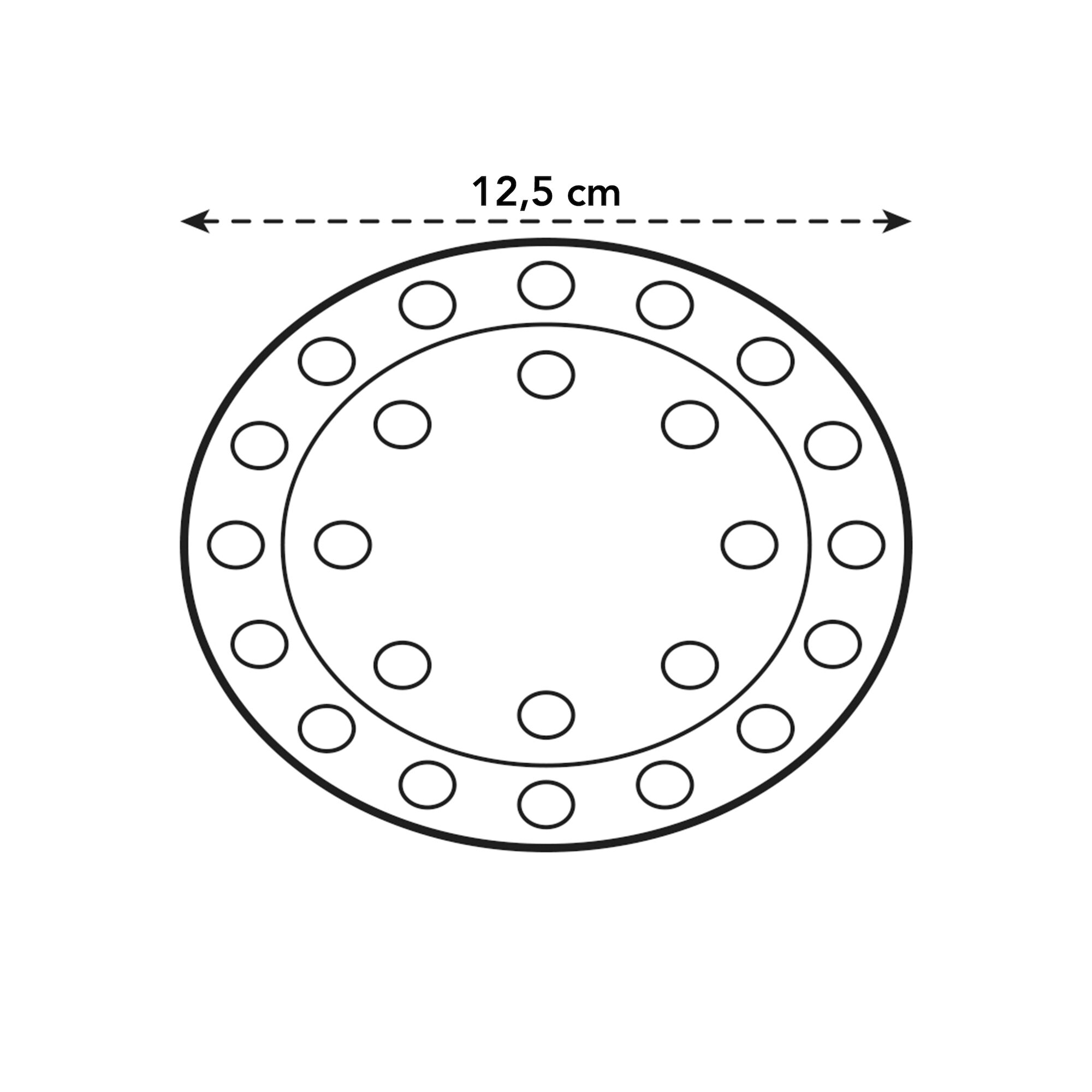 floorprotector d12.5cm transparant