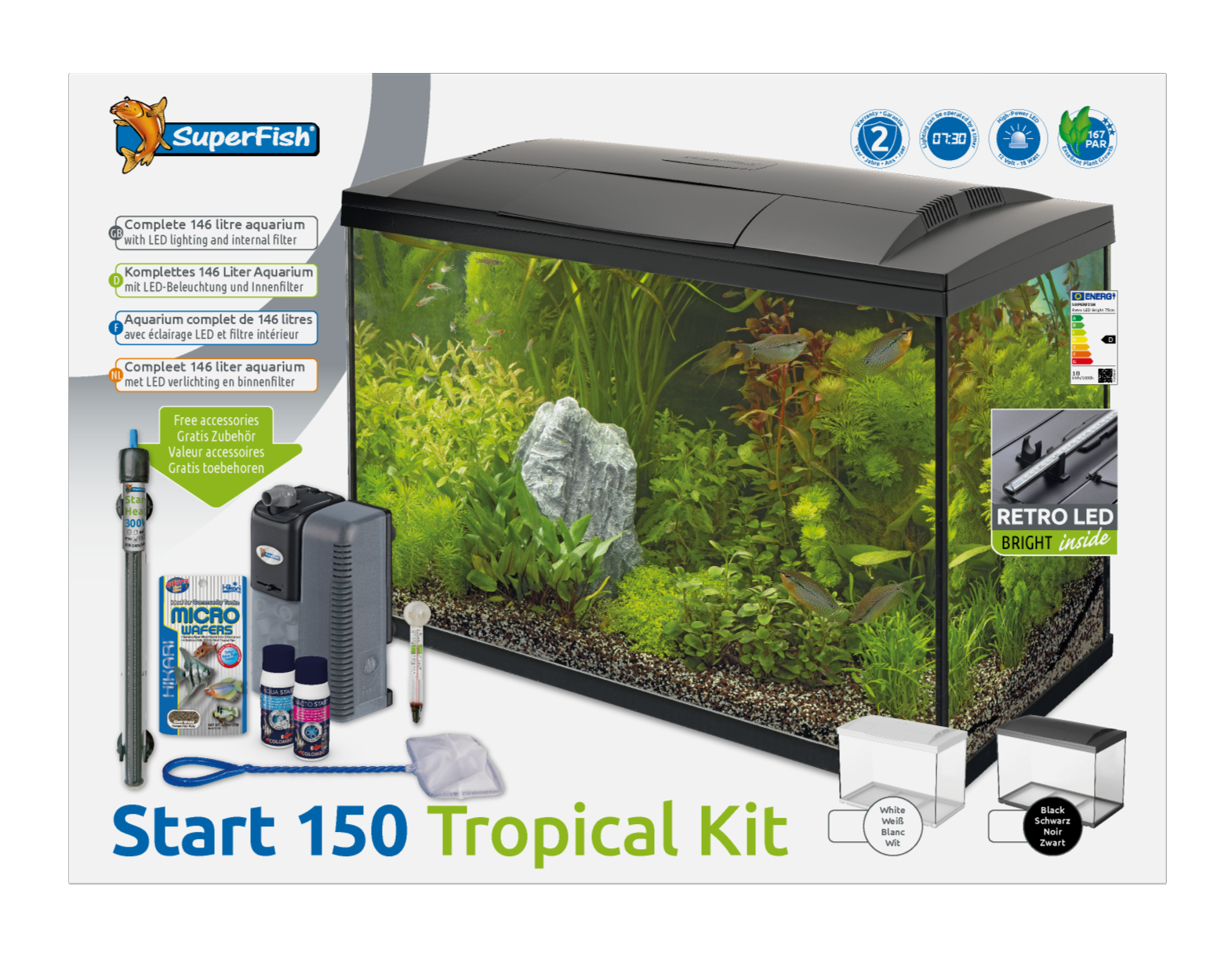 Start 150 tropical kit zwart