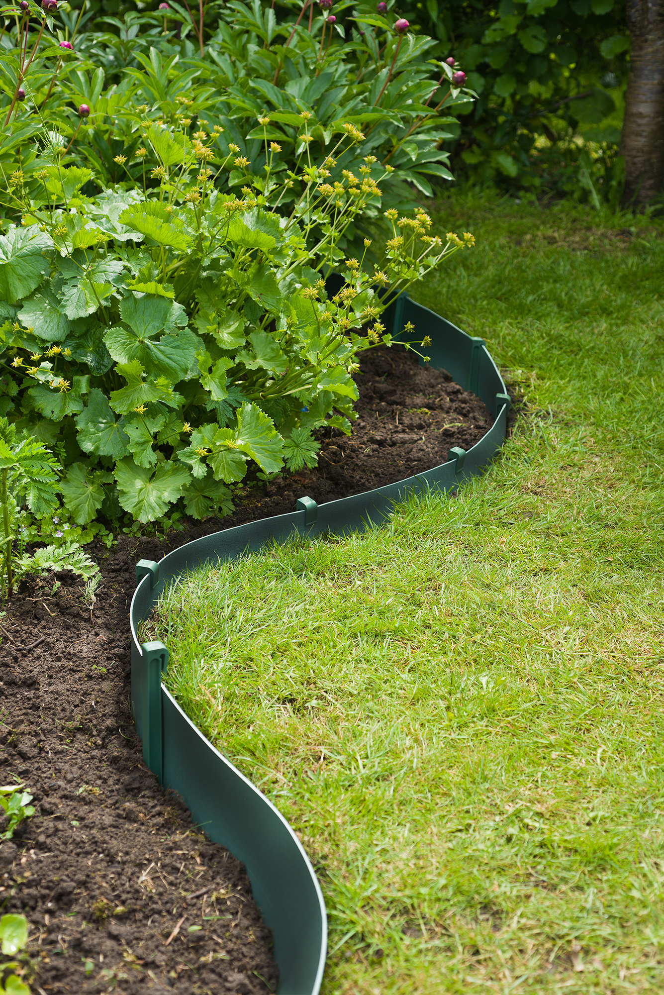 Borderrand rol 10m H15cm groen
