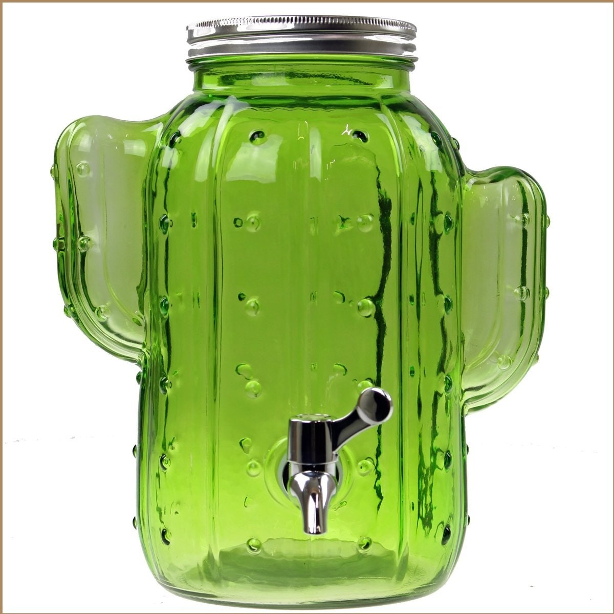 Lemon Jar "cactus" 23.1x15.6x26.7cm groen
