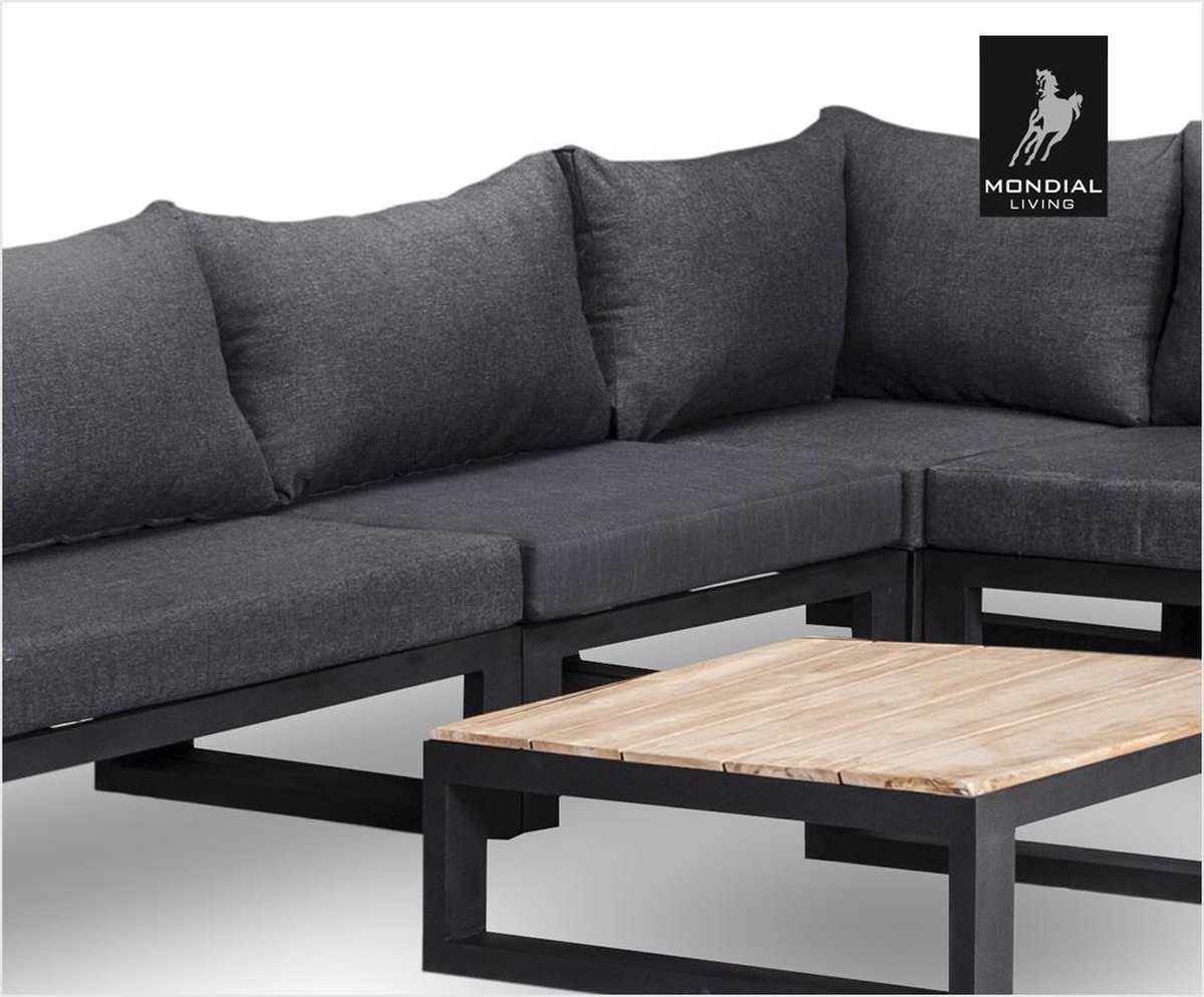 Canyon Hoekset met Acacia hout 7 persoons