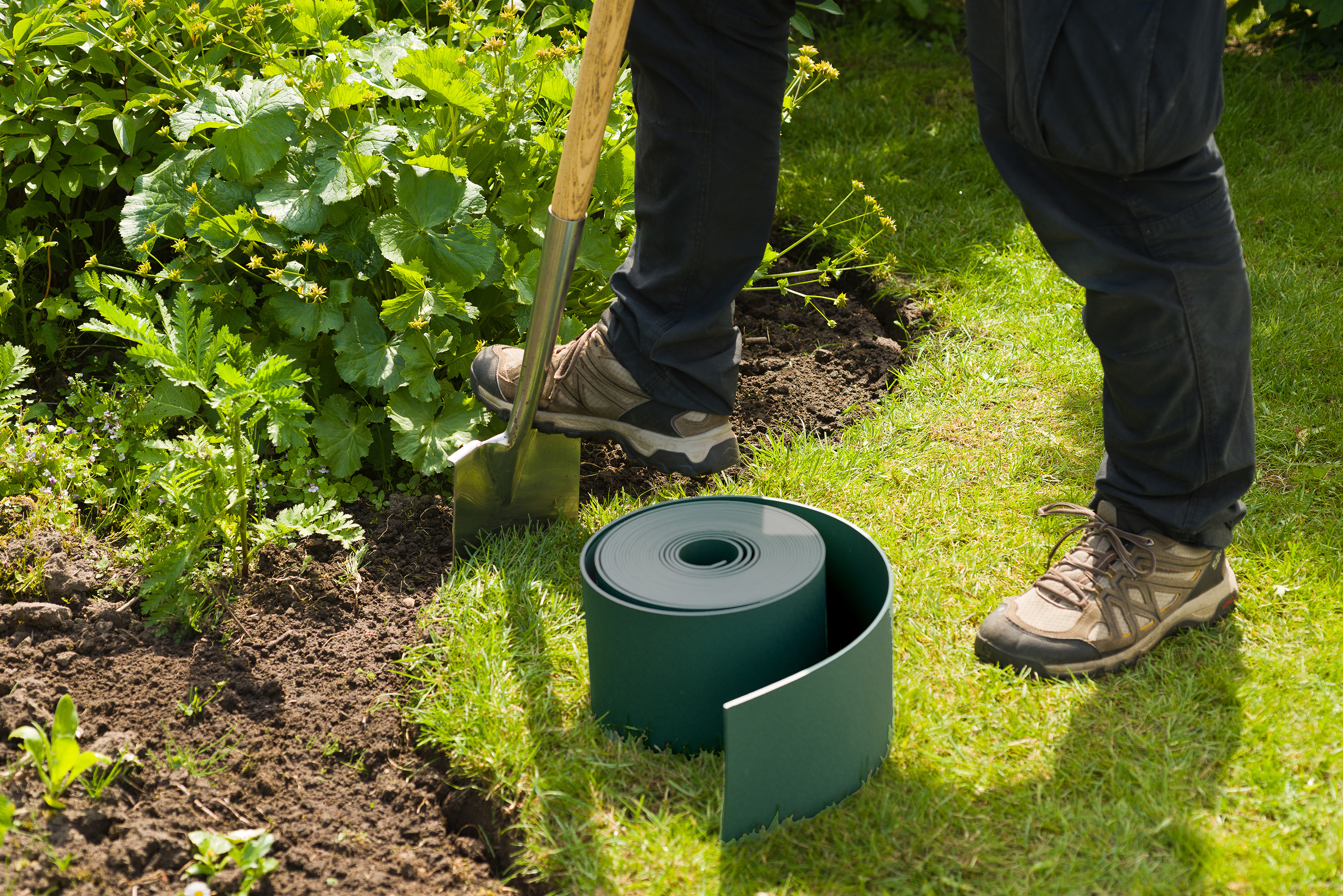 Borderrand rol 10m H15cm groen