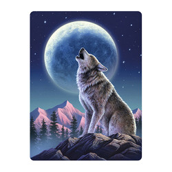 Livelife kaart 3D Wolf