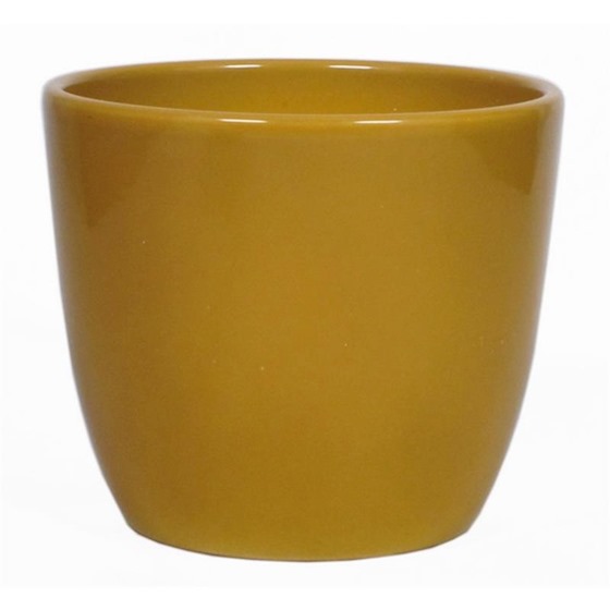 Pot Boule okergeel D7.5 H6
