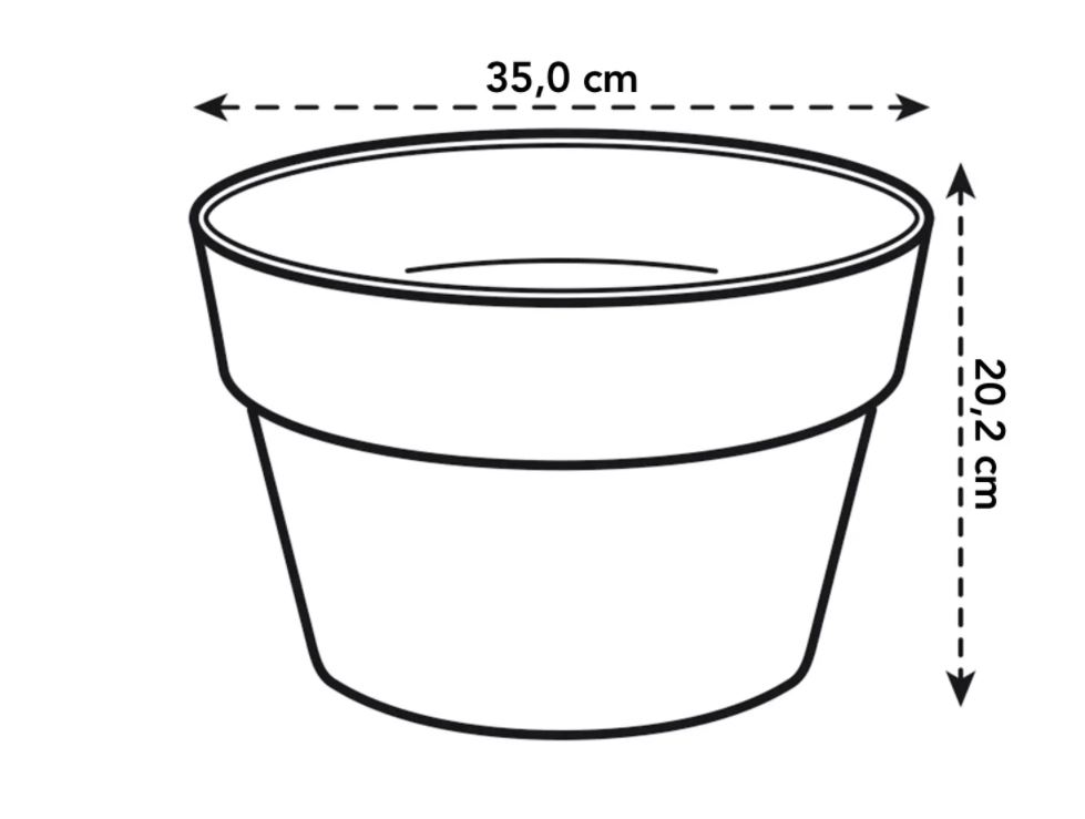 Loft Urban schaal 35cm. warm grijs