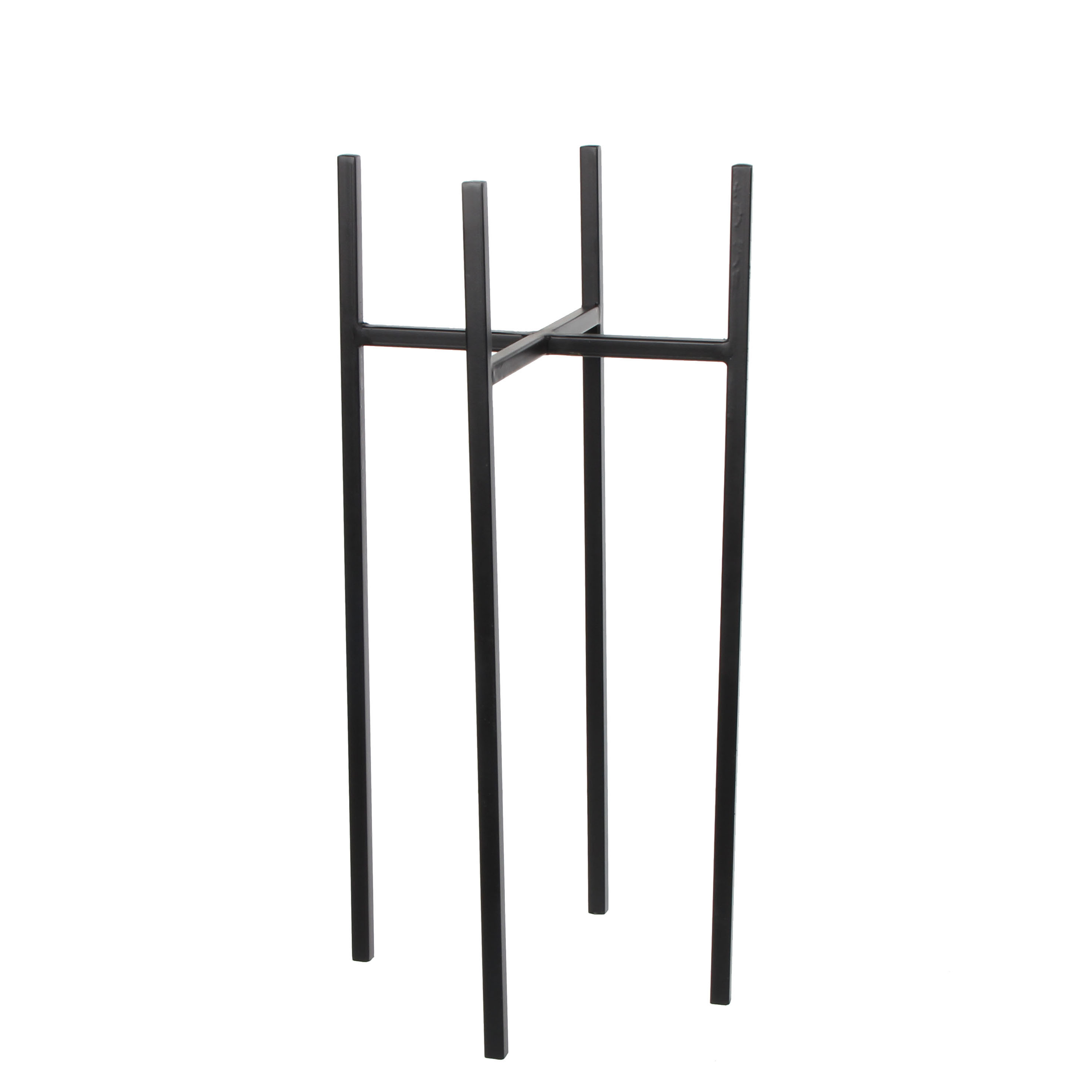 Ascot Plant standaard zwart L24 B24 H55
