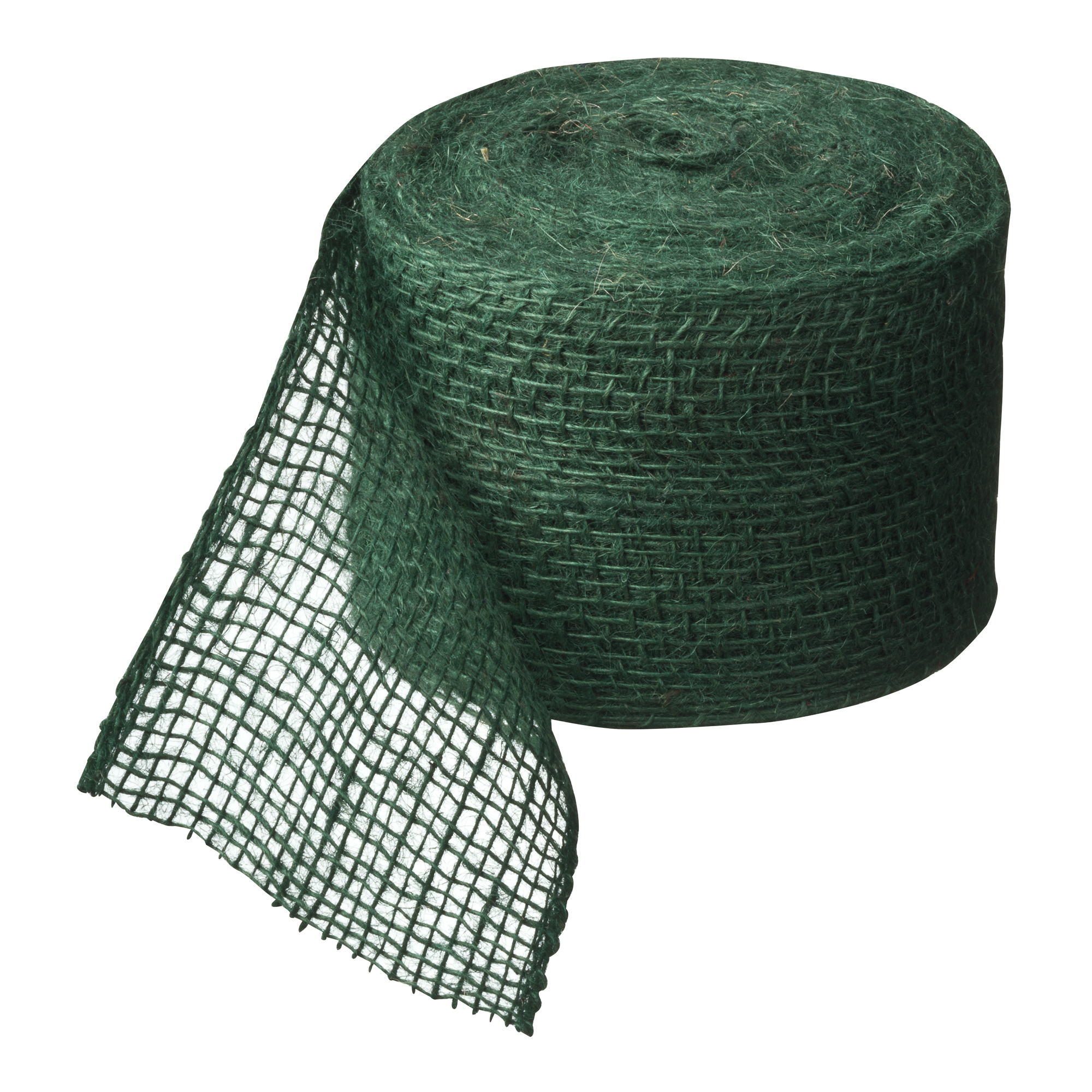 Juteband groen 10cmx25m