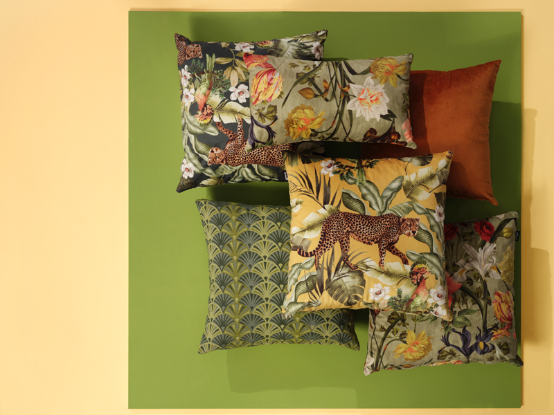 Sierkussen Kyra Yellow 50x50x16