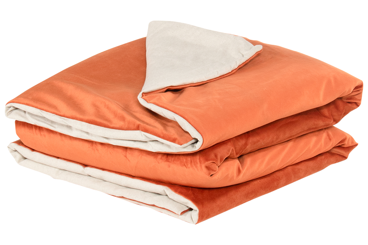 Plaid Jolie Orange B130 H170