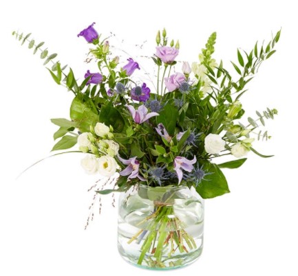 Paars boeket