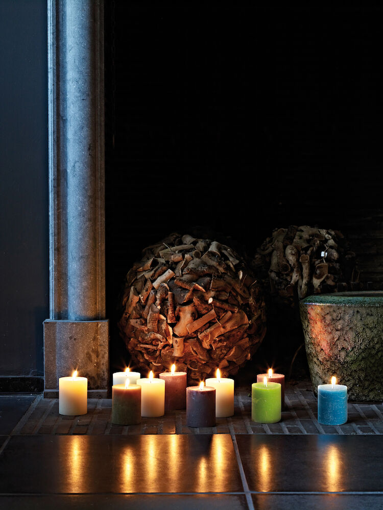 70/80 Rustic pillar Wine red