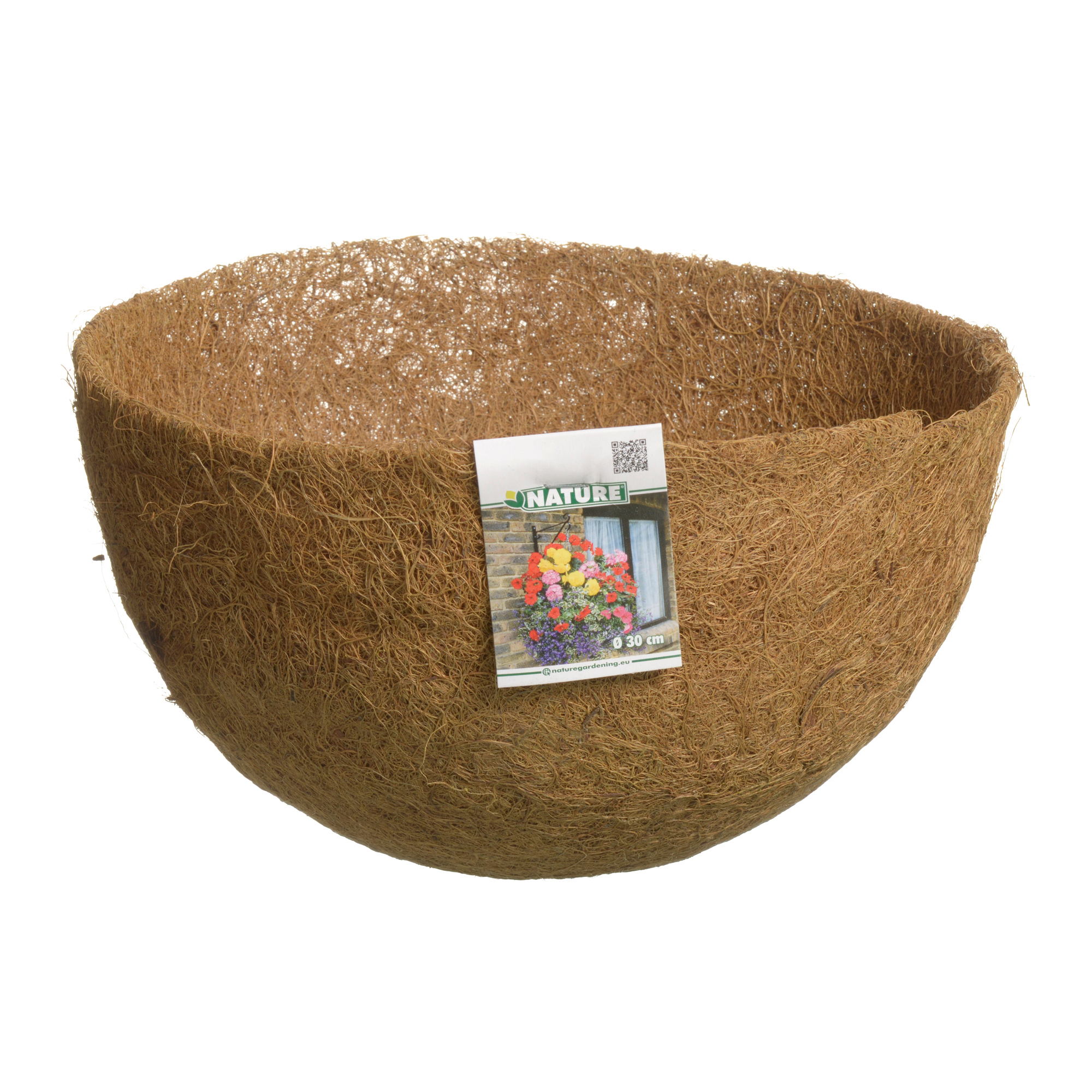 Voorgev. kokosinlegger Ø25cm