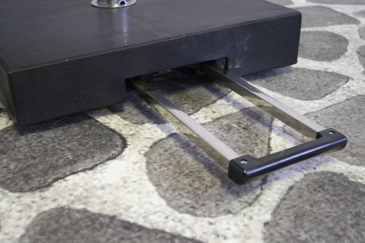 Parasolvoet zwart graniet 40 kg