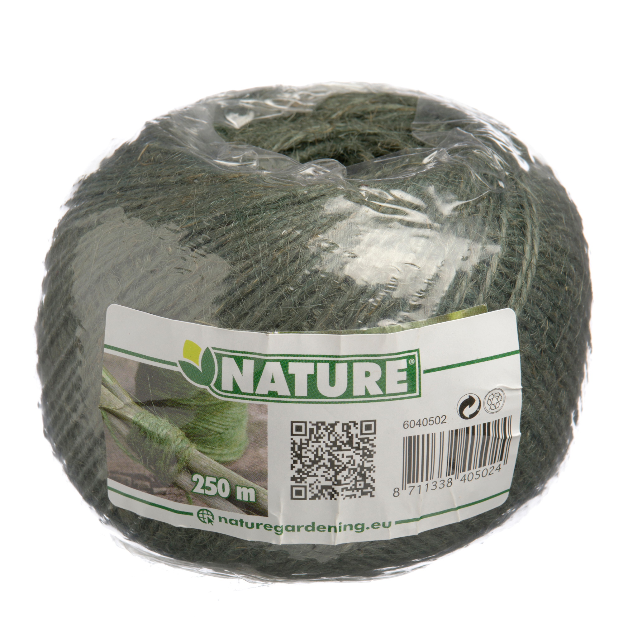 Touw jute L250m groen