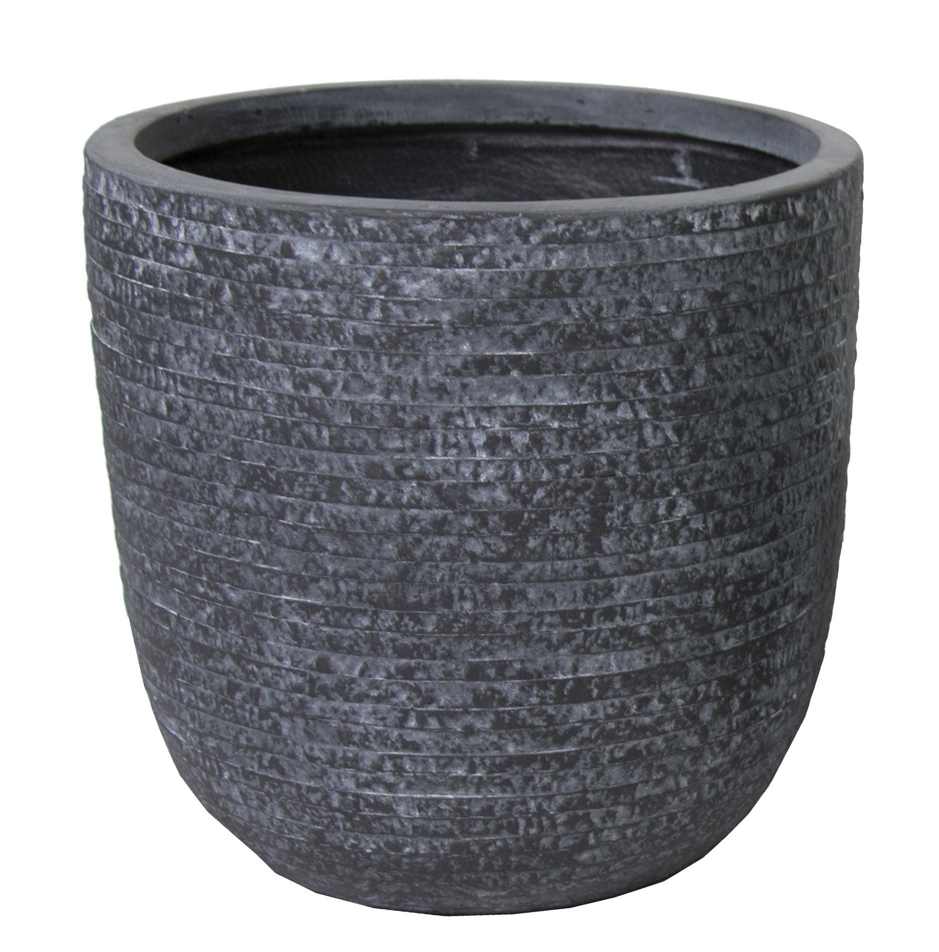 Utah Egg Pot Graphite D39 H38
