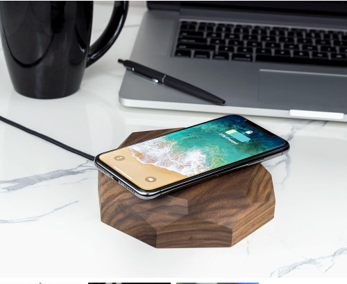 Oakywood Wireless charger grafisch walnut