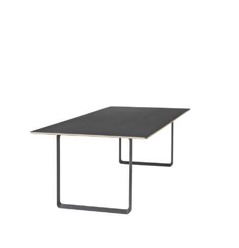 Muuto 70/70 Table 225×90 Black Linoleum