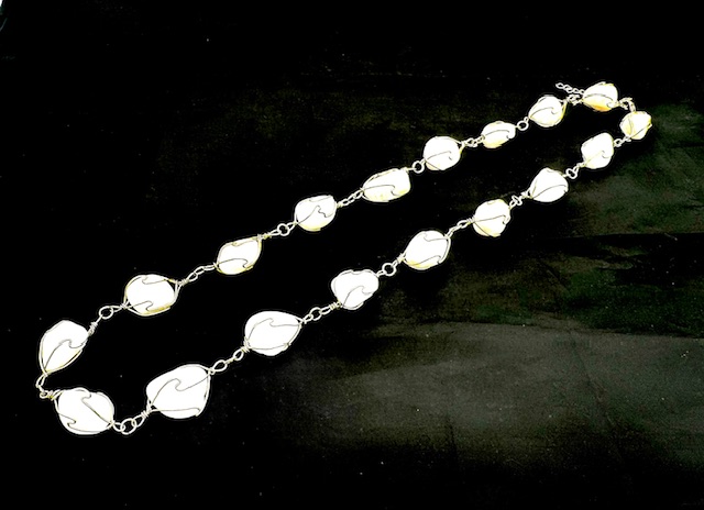 Grote Chakra Ketting Milky Quartz