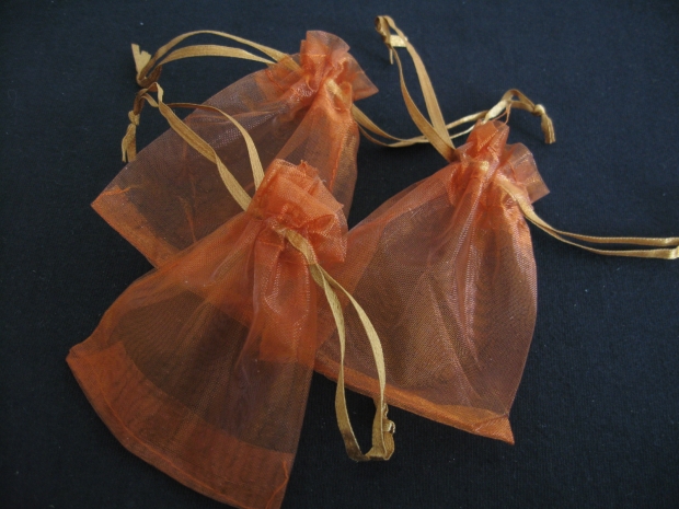 Organza Zakjes Bruin 13 x 20cm
