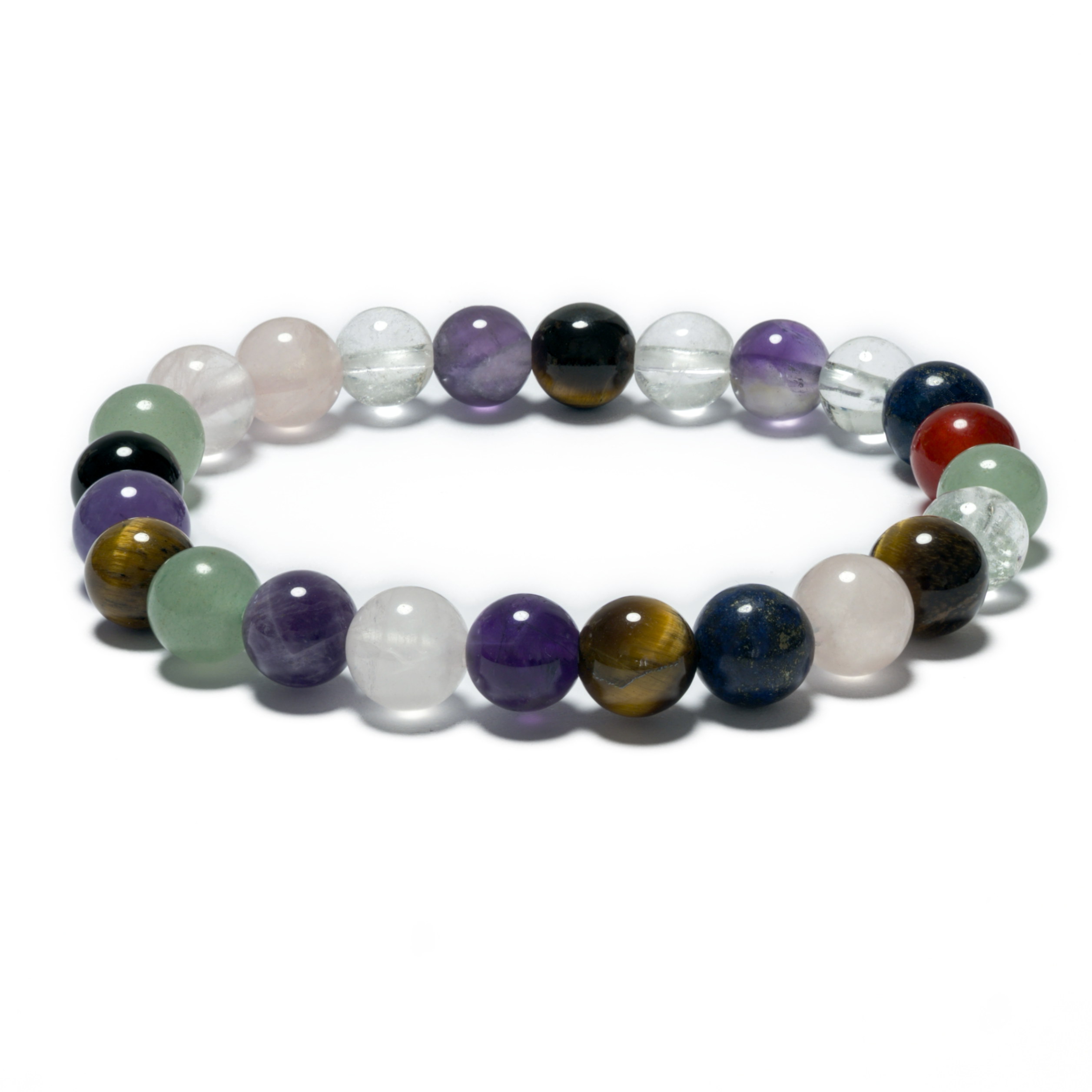 0,8cm steen armband Mixed